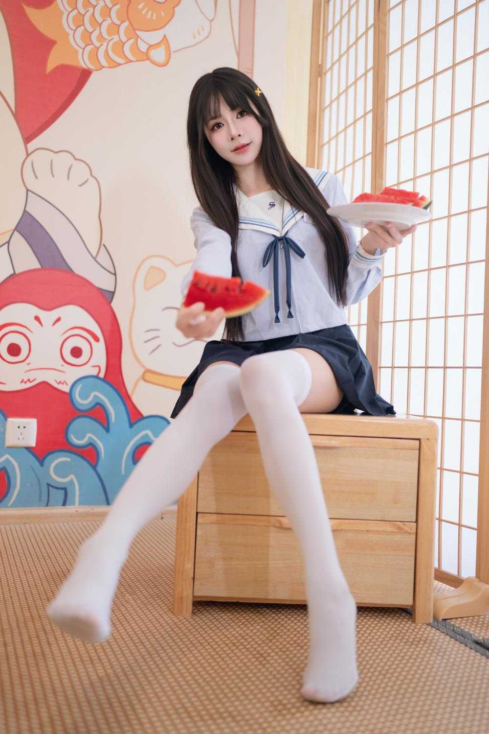 [吃了个迟] 夏日呓语II(素I足)[162P/7.26G]（）1
